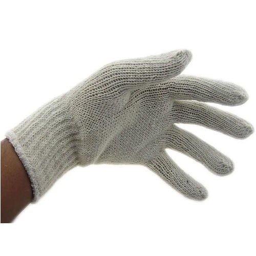 Cotton Knitted Gloves COTTON KTD RW 35CM 10G